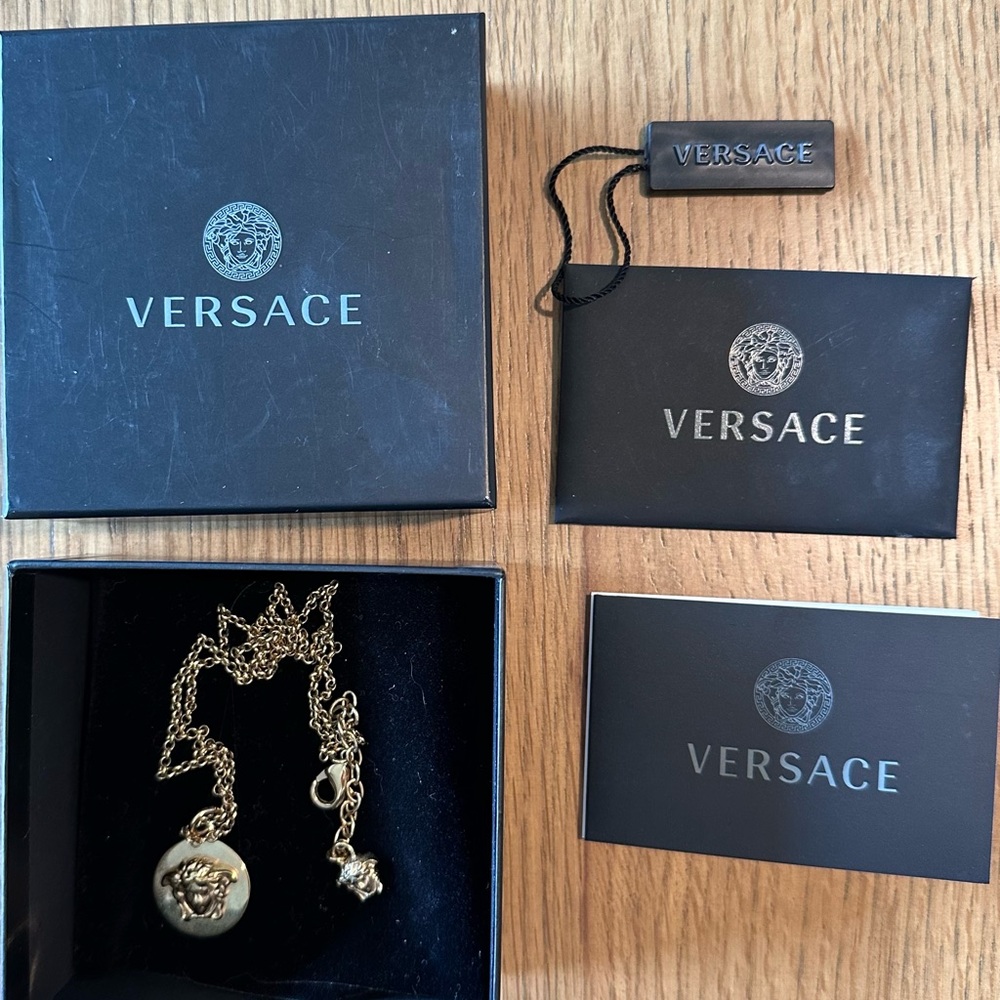 Versace Gold Medusa Chain Necklace